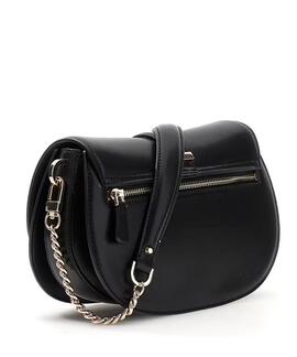 BOLSO AL HOMBRO GUESS CARRIE NEGRO