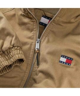 CHAQUETA ACOLCHADA DE SARGA DE ALGODÓN DARK DUNE