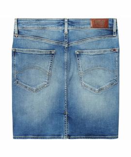 HEIDI SLIM DENIM SKIRT