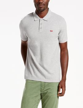 LEVIS HOUSEMARK POLO MEDIUM GREY HEATH