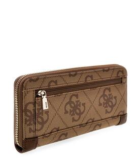 CARTERA KARNILLA LOGOTIPO 4G LATTE LOGO MARRÓN CLARO