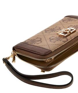 CARTERA KARNILLA LOGOTIPO 4G LATTE LOGO MARRÓN CLARO