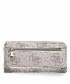 CARTERA KARNILLA LOGOTIPO 4G DARK TAUPE LOGO