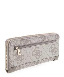 CARTERA KARNILLA LOGOTIPO 4G DARK TAUPE LOGO GRIS CLARO