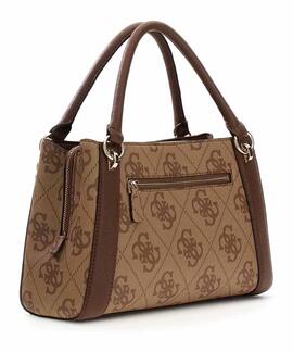 BOLSO DE MANO KARNILLA LOGOTIPO 4G LATTE LOGO BROWN MARRÓN C
