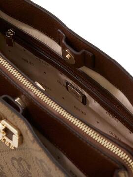 BOLSO DE MANO KARNILLA LOGOTIPO 4G LATTE LOGO BROWN MARRÓN C