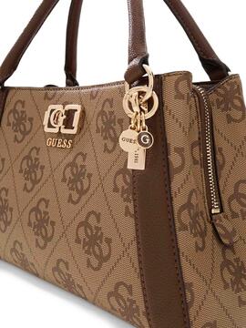 BOLSO DE MANO KARNILLA LOGOTIPO 4G LATTE LOGO BROWN MARRÓN C