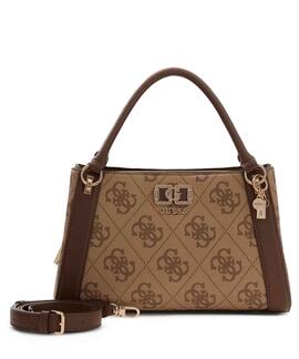 BOLSO DE MANO KARNILLA LOGOTIPO 4G LATTE LOGO BROWN MARRÓN C