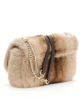 BANDOLERA MAVIS PELO SINTÉTICO ESPRESSO MULTI MARRÓN MULTICO