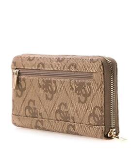 MAXI CARTERA LAUREL II LOGOTIPO 4G LATTE LOGO BROWN MARRÓN C