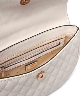 BOLSO BANDOLERA ATABEY PIEL SINTÉTICA PESPUNTEADA COLOR CRUD