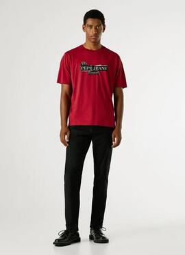 CAMISETA GRIFFIN REGULAR FIT 287 CURRANT RED GRANATE