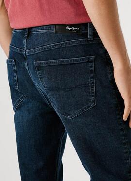 PANTALÓN VAQUERO TAPERED JEANS STANLEY 7AA AUTHENTIC DARK MI