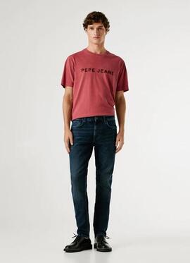 PANTALÓN VAQUERO TAPERED JEANS STANLEY 7AA AUTHENTIC DARK MI