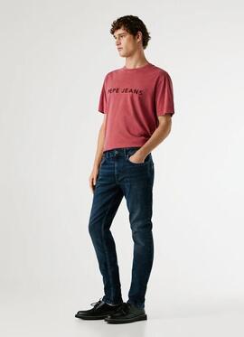 PANTALÓN VAQUERO TAPERED JEANS STANLEY 7AA AUTHENTIC DARK MI
