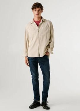 PANTALÓN VAQUERO TAPERED JEANS STANLEY 7AA AUTHENTIC DARK MI