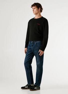 PANTALÓN VAQUERO STRAIGHT JEANS CASH 7AA AUTHENTIC DARK MIDN