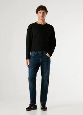 PANTALÓN VAQUERO STRAIGHT JEANS CASH 7AA AUTHENTIC DARK MIDN