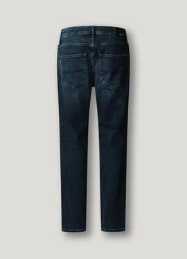 PANTALÓN VAQUERO STRAIGHT JEANS CASH 7AA AUTHENTIC DARK MIDN