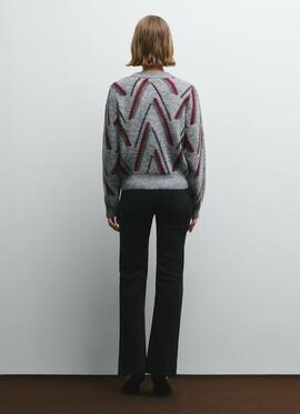 JERSEY CLODIA REGULAR FIT 933 MARL GREY GRIS