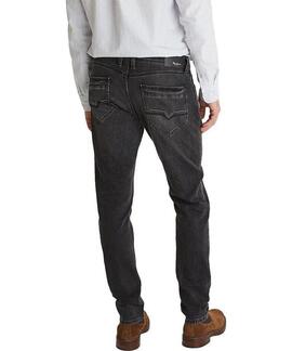 PANTALÓN VAQUERO TAPERED JEANS SPIKE 9FA DENIM GRIS OSCURO