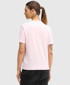CAMISETA CK CLASSIC FOIL PEARLY PINK ROSA