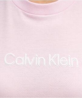 CAMISETA CK CLASSIC FOIL PEARLY PINK ROSA