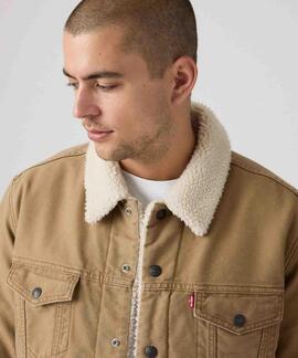 CAZADORA VAQUERA TYPE 3 SHERPA TRUCKER REGULAR FIT ERMINE