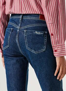 PANTALÓN VAQUERO PIPER BOOTCUT MID RISE 5SA STONE WASH ROYAL