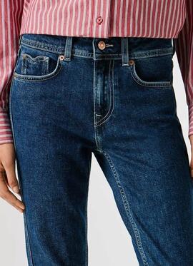 PANTALÓN VAQUERO PIPER BOOTCUT MID RISE 5SA STONE WASH ROYAL