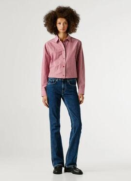 PANTALÓN VAQUERO PIPER BOOTCUT MID RISE 5SA STONE WASH ROYAL