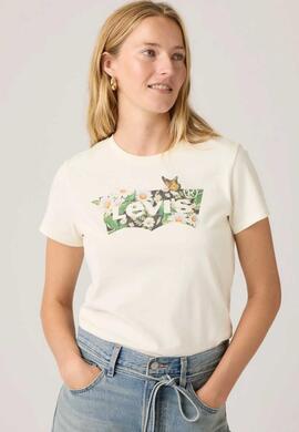 CAMISETA LEVI'S® PERFECT TEE DAISY BATWING EGRET