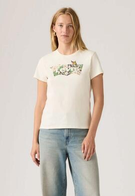 CAMISETA LEVI'S® PERFECT TEE DAISY BATWING EGRET