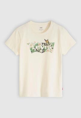 CAMISETA LEVI'S® PERFECT TEE DAISY BATWING EGRET