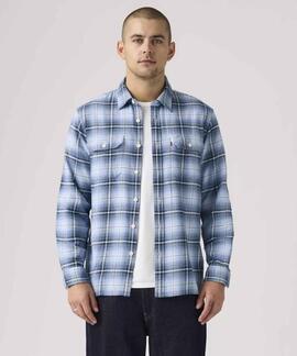 SOBRECAMISA JACKSON WORKER RELAXED FIT MADHU PLAID ALLURE