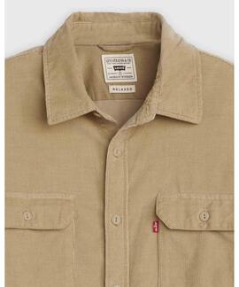 SOBRECAMISA JACKSON WORKER RELAXED FIT PANA BEIGE
