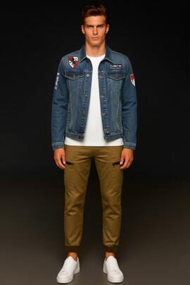 CAZADORA VAQUERA DE HOMBRE LASAL LIONS AZUL