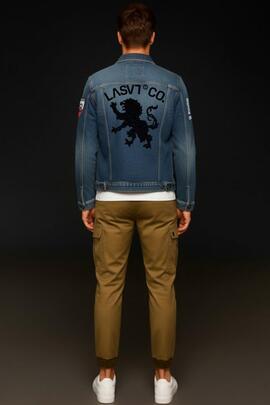 CAZADORA VAQUERA DE HOMBRE LASAL LIONS AZUL