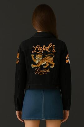 CAZADORA VAQUERA DE MUJER LASAL PILOT NEGRA