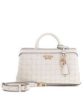BOLSO SANDY SATCHEL TRENZADA COLOR CREMA
