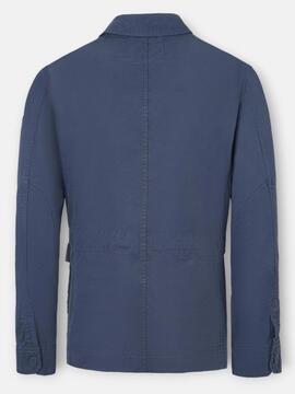 PARKA PARCHES AZUL MARINO