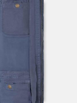 PARKA PARCHES AZUL MARINO