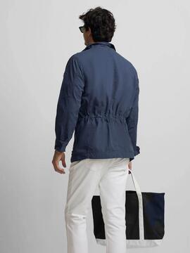 PARKA PARCHES AZUL MARINO