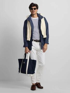 PARKA PARCHES AZUL MARINO