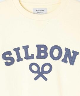 SUDADERA SILBON RAQUETA MEDIA AMARILLA