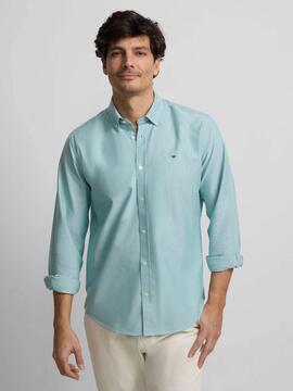 CAMISA SPORT OXFORD REGULAR FIT VERDE MEDIO
