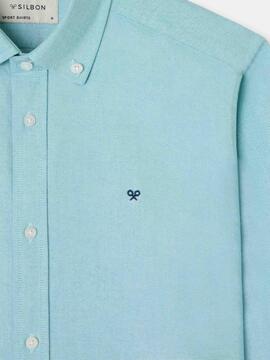 CAMISA SPORT OXFORD REGULAR FIT VERDE MEDIO