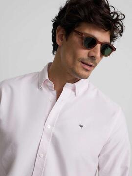CAMISA SPORT OXFORD REGULAR FIT ROSA