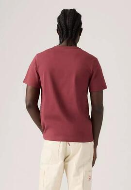CAMISETA LEVI'S® ORIGINAL HOUSEMARK OXBLOOD RED