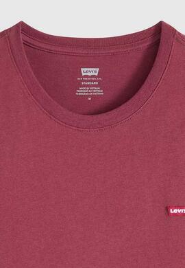 CAMISETA LEVI'S® ORIGINAL HOUSEMARK OXBLOOD RED